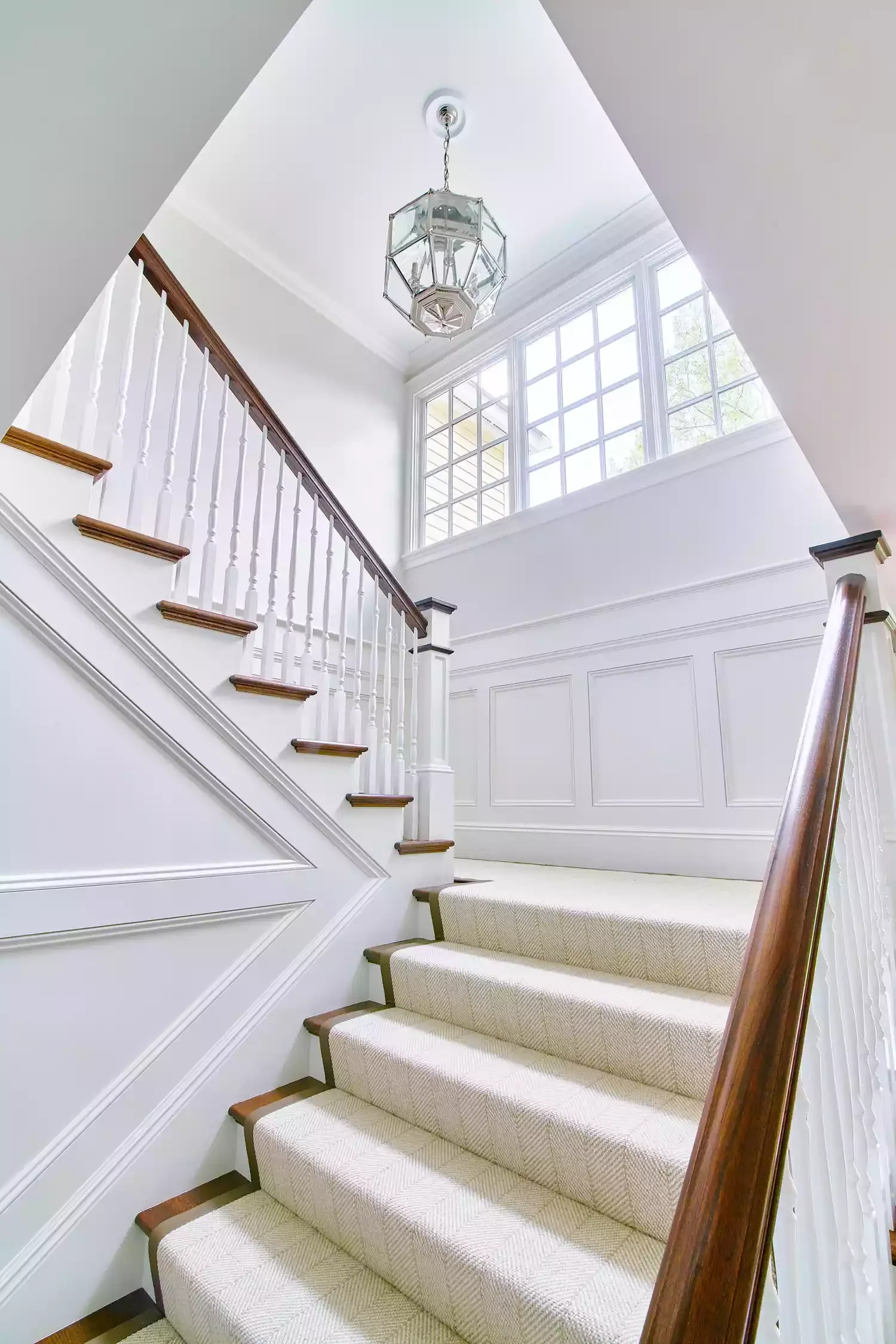 32 Staircase Design Ideas That Transformed Homes This Year Place Windows in the Landings