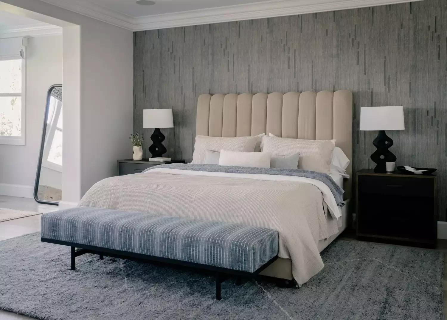 16 Beautiful Bedroom Mirror Ideas That Will Transform Your Space 16 Place Your Mirror in a Separate Nook