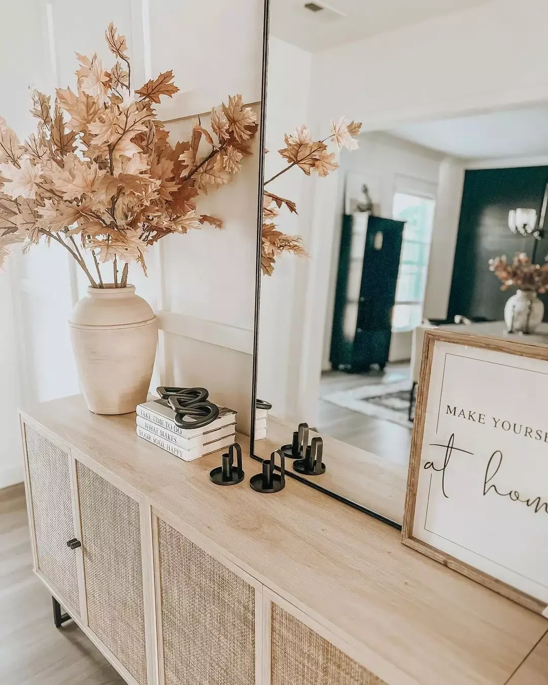 51 Stunning Entryway Mirror Ideas That Will Transform Your Space Place it Off Center