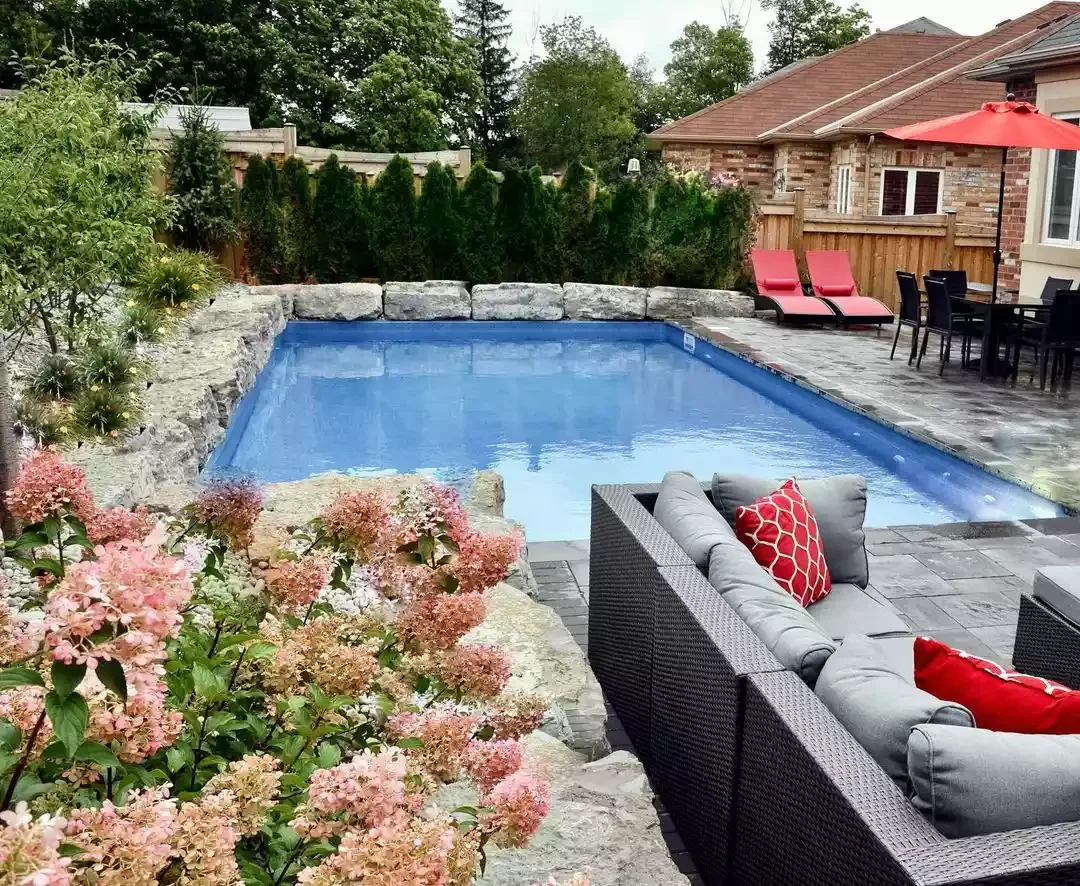 11 Stunning Hydrangea Design Ideas That Will Transform Your Home This Spring Plant Hydrangeas by a Backyard Pool