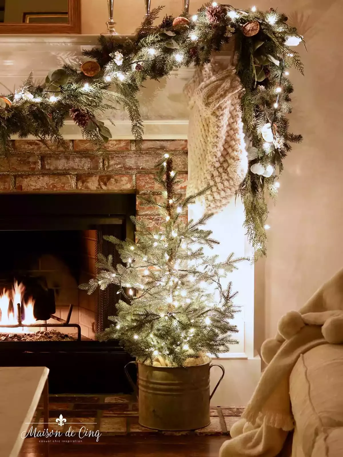 115 Stunning Christmas Decorating Ideas to Transform Your Home This Holiday Season Plant Your Christmas Tree in a Bucket