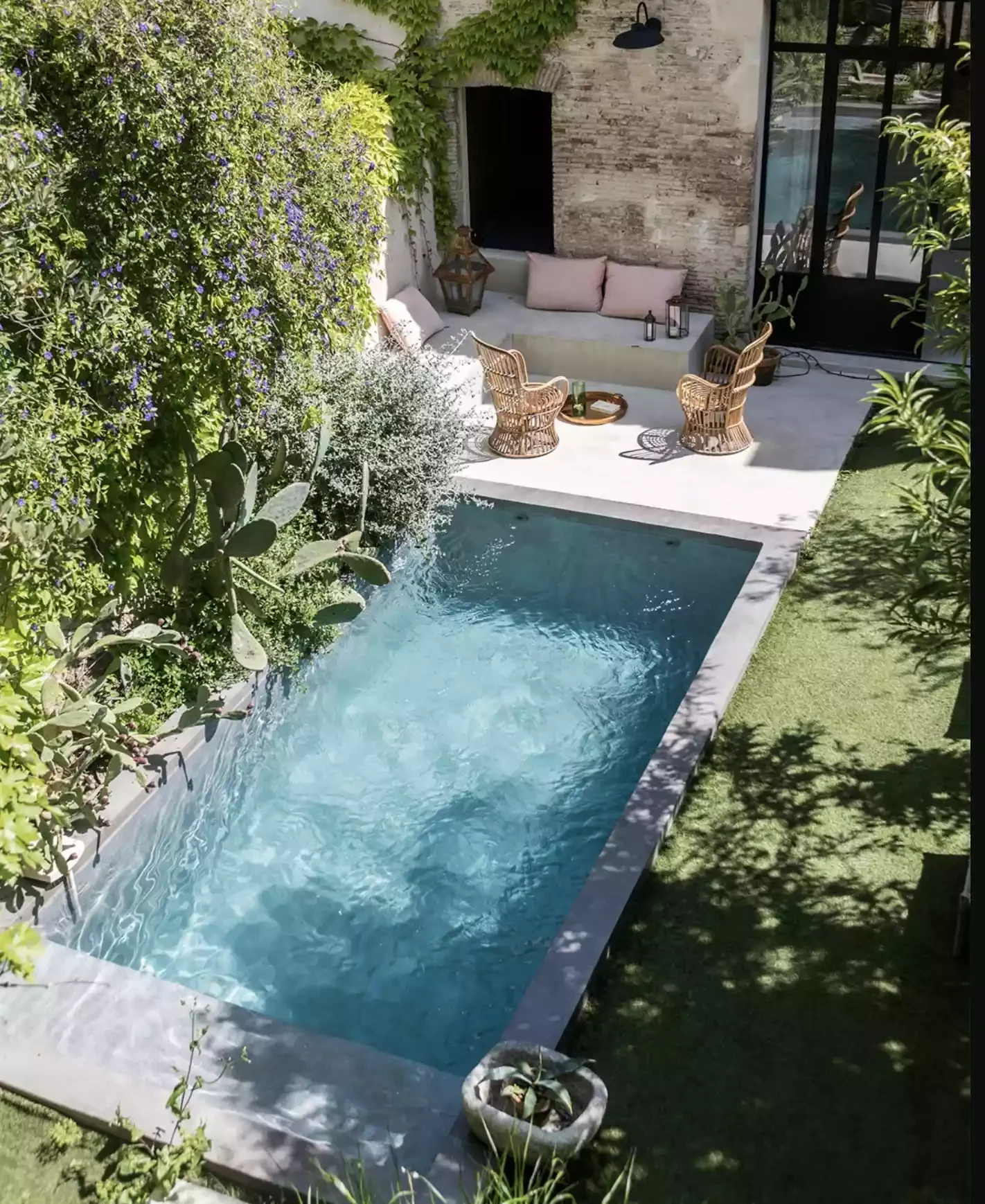 21 Creative Ways to Add Shade Around Your Pool Area 18 Plant a Landscaping Bed