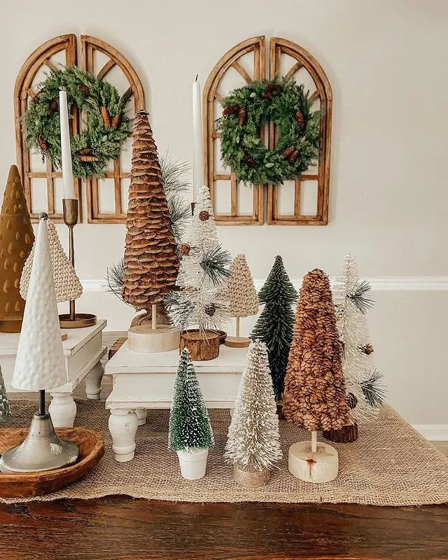 115 Stunning Christmas Decorating Ideas to Transform Your Home This Holiday Season Plant a Mini Tree Forest