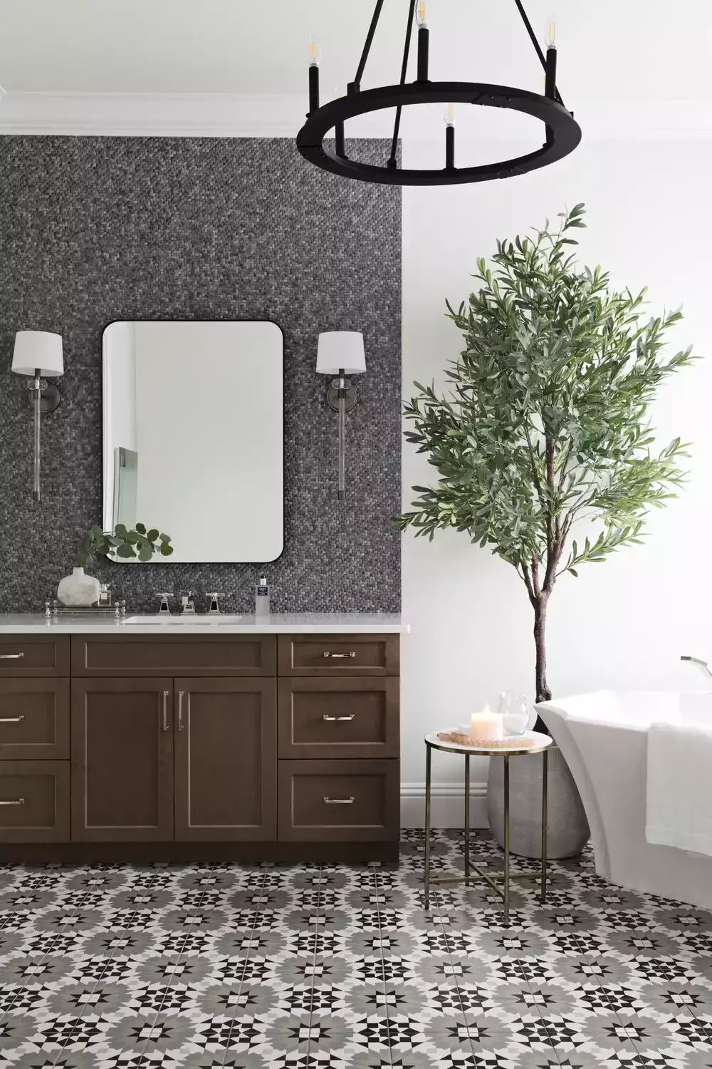 45 Sophisticated Bathroom Designs That Transform Your Home Into a Luxury Retreat 22 Plant a Tree
