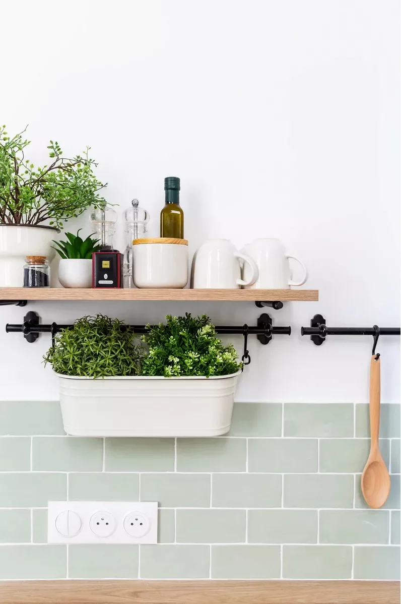 52 Creative Apartment Kitchen Ideas That Keep Your Security Deposit Safe 29 Plant an Indoor Herb Garden