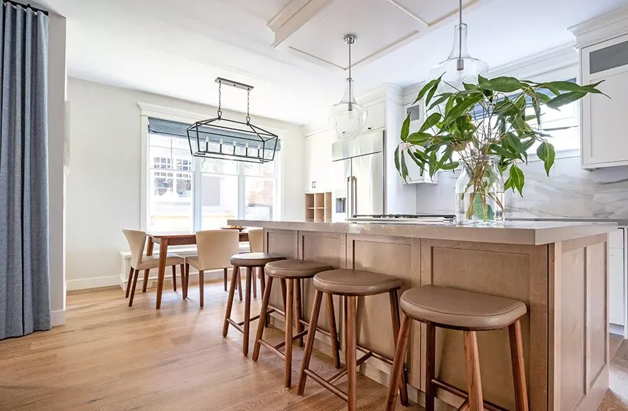 20 Beautiful Kitchen Curtain Ideas That Will Transform Your Space Play Off an Adjoining Room
