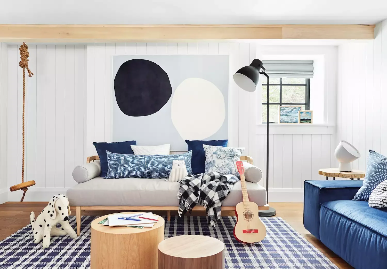 47 Beautiful Blue Room Inspirations to Transform Your Home 7 Play With Blue Patterns
