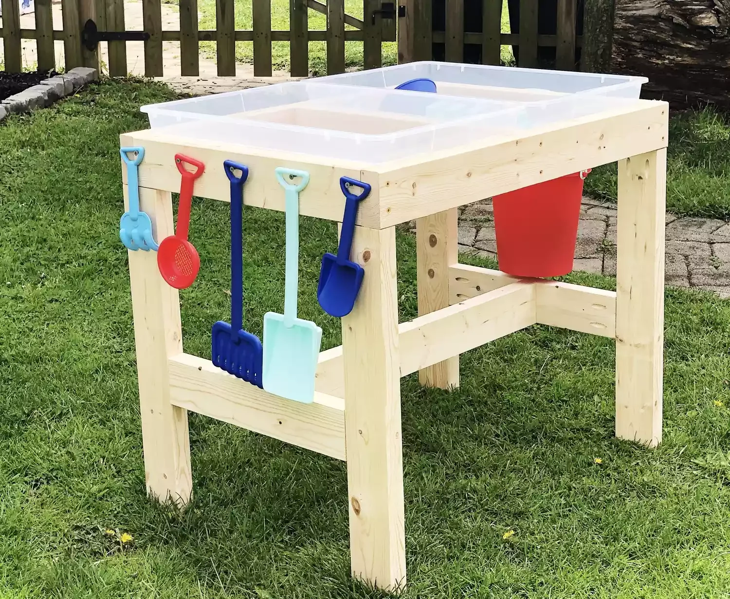 40 Budget-Friendly DIY Backyard Projects to Create Your Dream Outdoor Space Play With Kids At This DIY Sensory Table