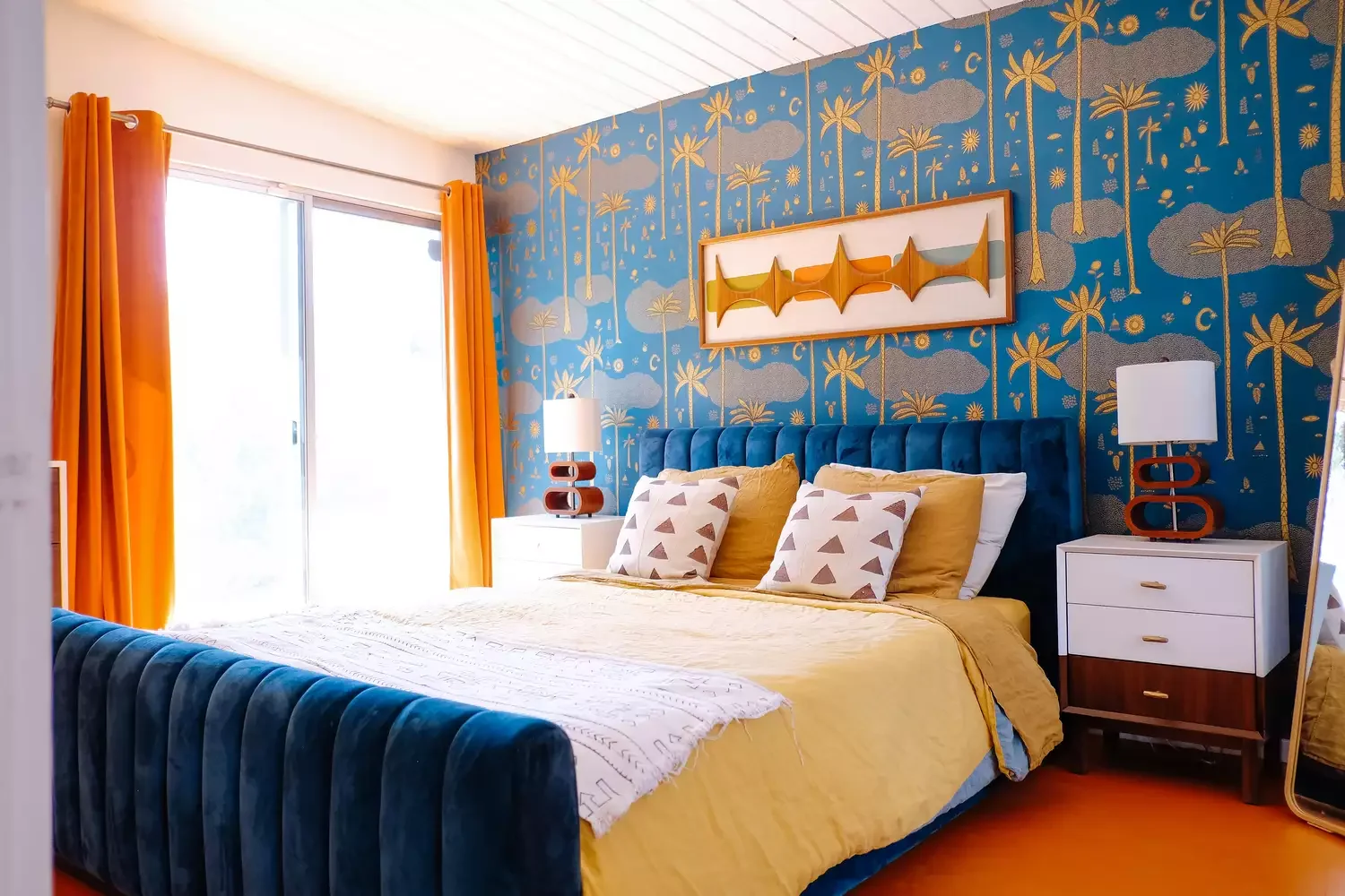 37 Beautiful Aesthetic Bedroom Ideas to Transform Your Space 38 Play With Postmodern Colors and Shapes