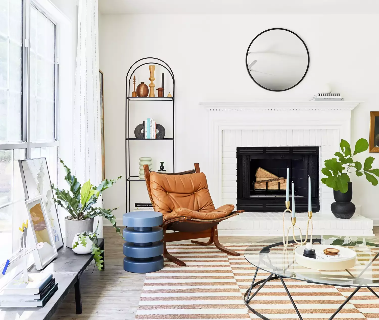 50 Contemporary Fireplace Designs That Will Transform Your Living Space 27 Play with Different Shapes