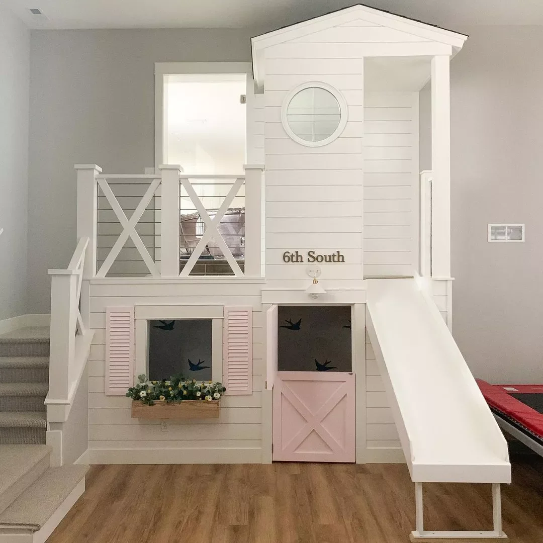 25 Creative Loft Bed Ideas That Transform Your Child's Bedroom 19 Playhouse Loft