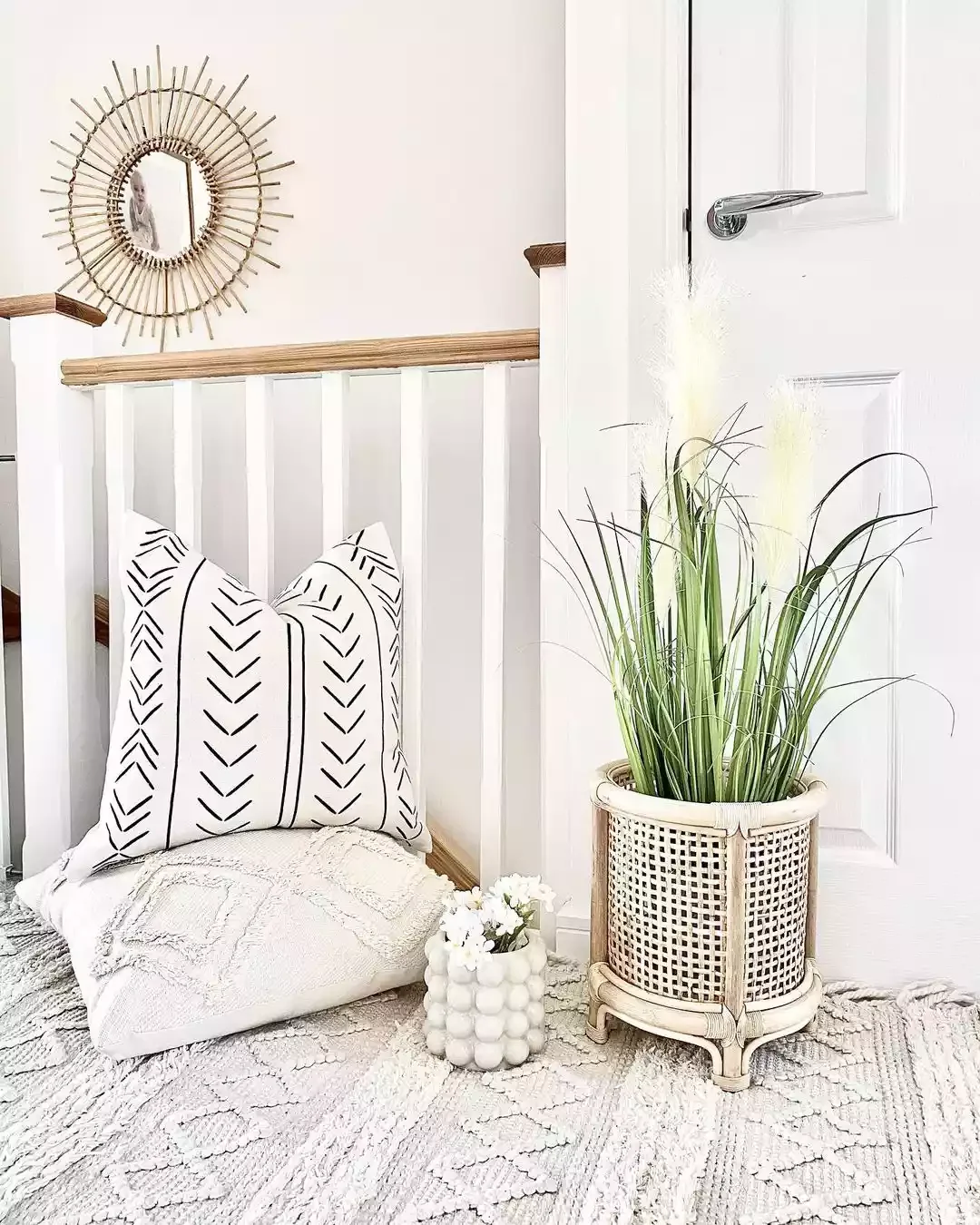 24 Creative Staircase Landing Decorating Ideas to Transform Your Space 2 Plop Down on Some Pillows
