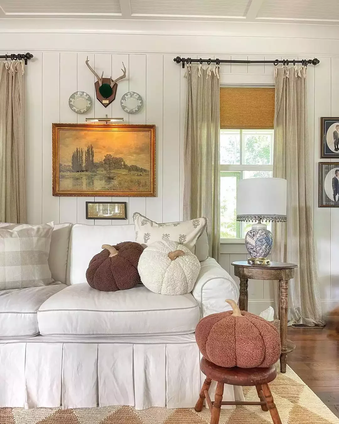 50 Stunning Fall Decorating Ideas That'll Make Your Home Feel Like Autumn Magic 10 Plush Pumpkins