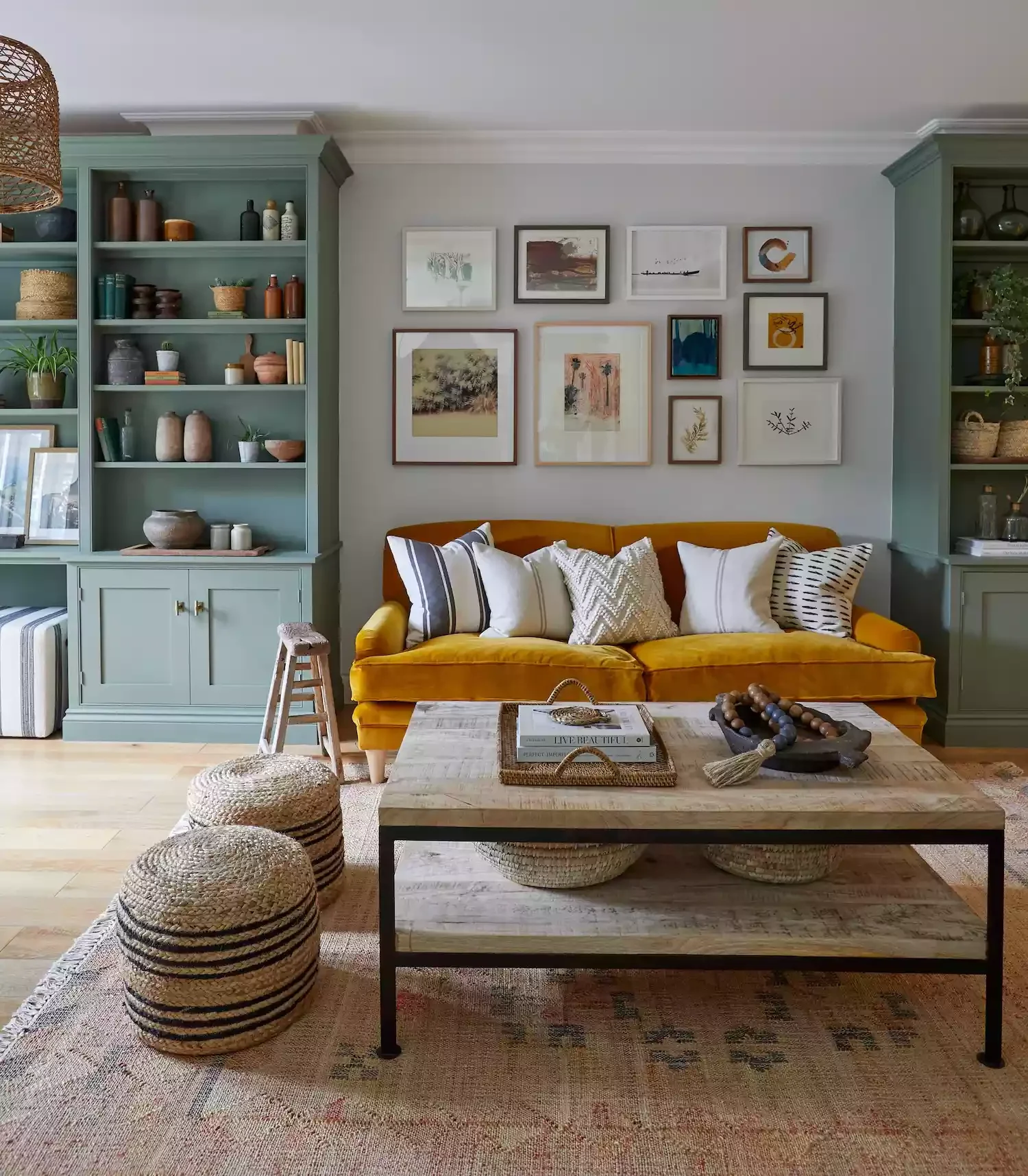44 Irresistibly Cozy Living Room Ideas That Will Transform Your Space 12 Plush Velvet Sofa