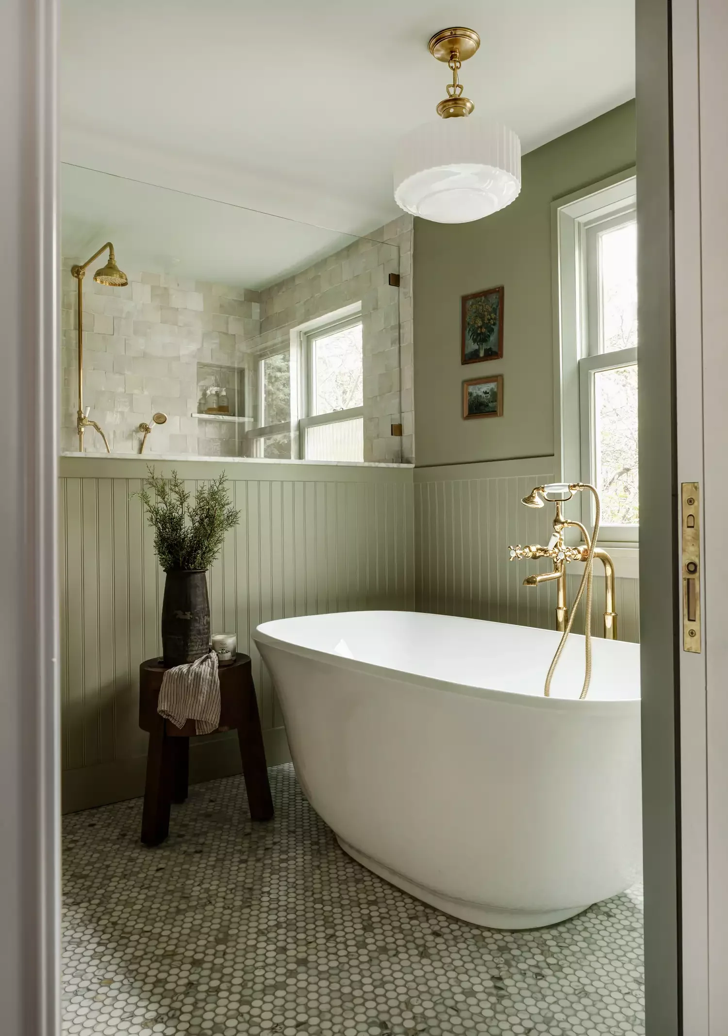 30 Stunning Bathroom Door Designs That Will Transform Your Space 17 Pocket Door