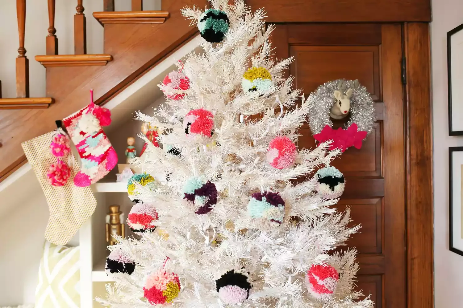 32 Stunning White Christmas Tree Ideas That Will Transform Your Holiday Decor 30 Pop With Colorful Ornaments