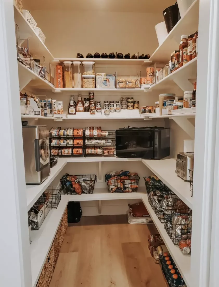 20 Smart Pantry Organization Ideas That Will Transform Your Kitchen Storage Pop Your Microwave in the Pantry