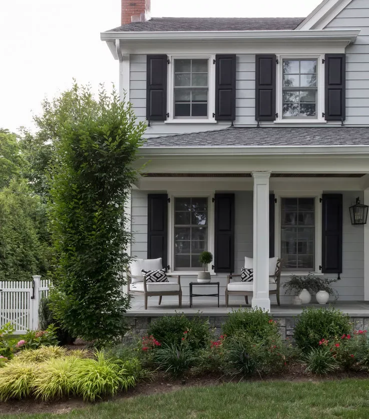 82 Stunning Front Yard Landscaping Ideas to Transform Your Home's Curb Appeal This Spring Porch-Friendly Shrubs