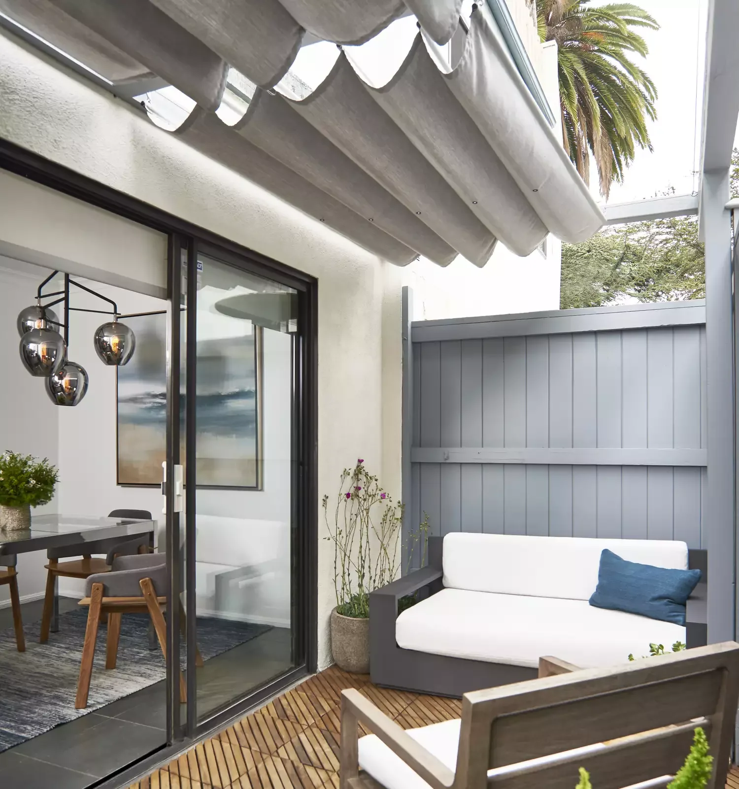 30 Creative Ways to Transform Your Small Deck Into a Stunning Outdoor Retreat 9 Prepare It for Rain or Shine
