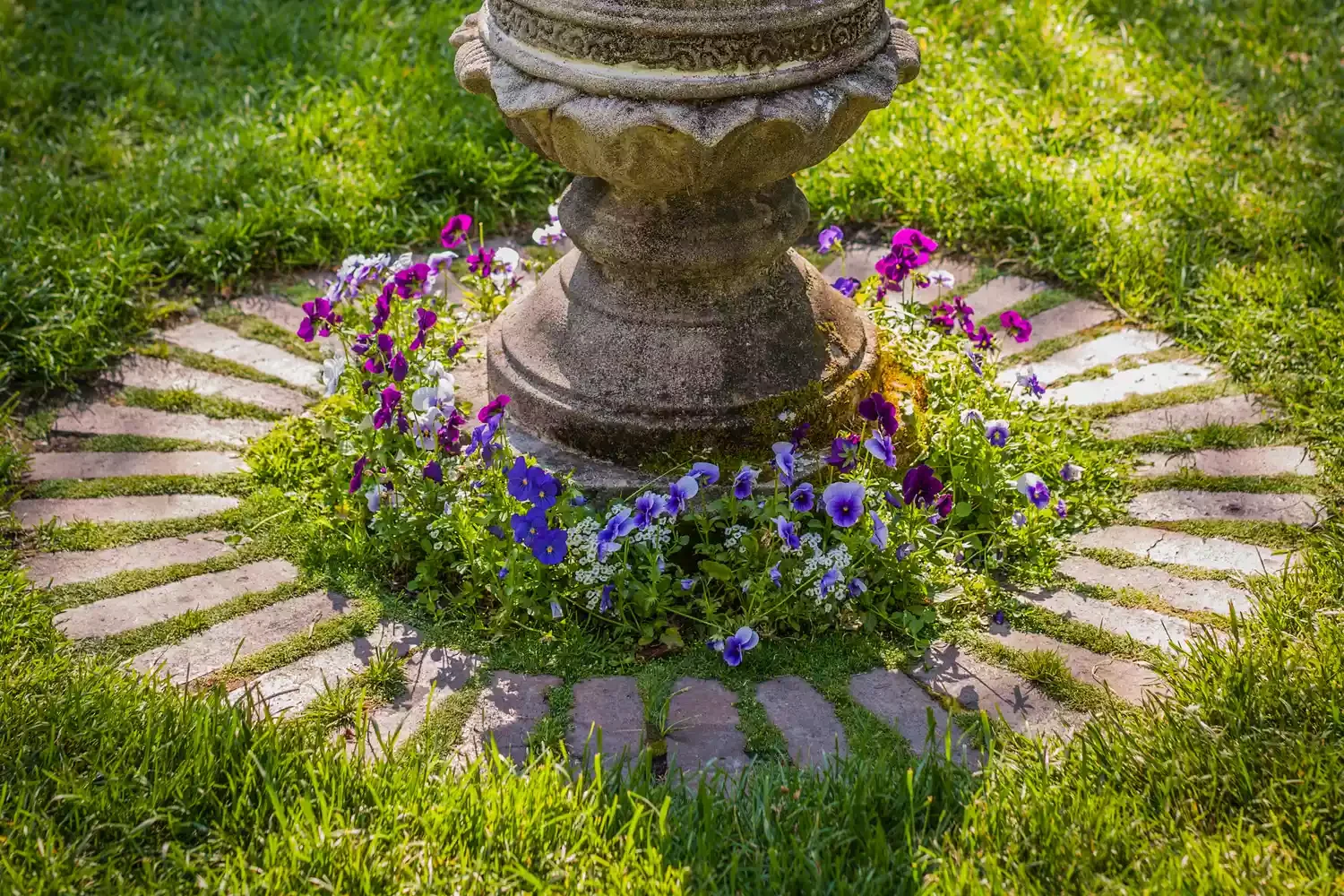 15 Beautiful Brick Border Ideas to Frame Your Garden Beds on Any Budget Pressed-in-the-Ground Brick Edging