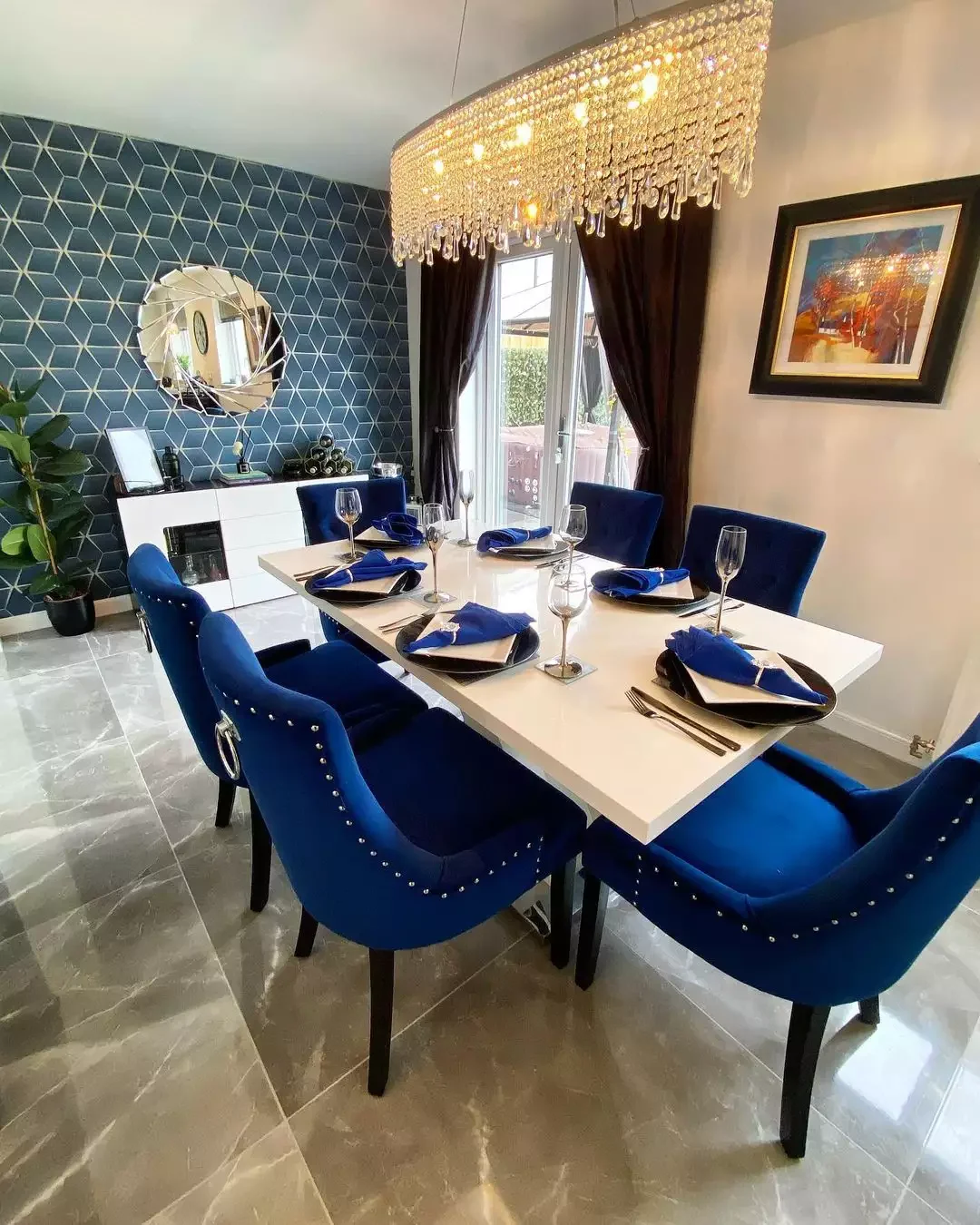 40 Stunning Blue Dining Room Ideas That Will Transform Your Space 32 Print Play