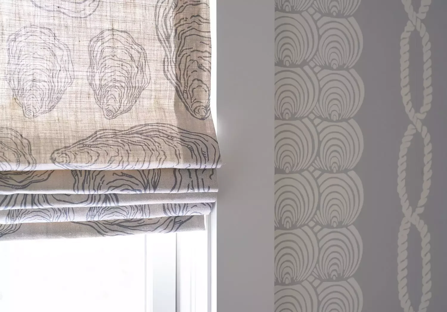 57 Beautiful Window Treatment Ideas That Transform Any Room on Any Budget 47 Printed Roman Shade