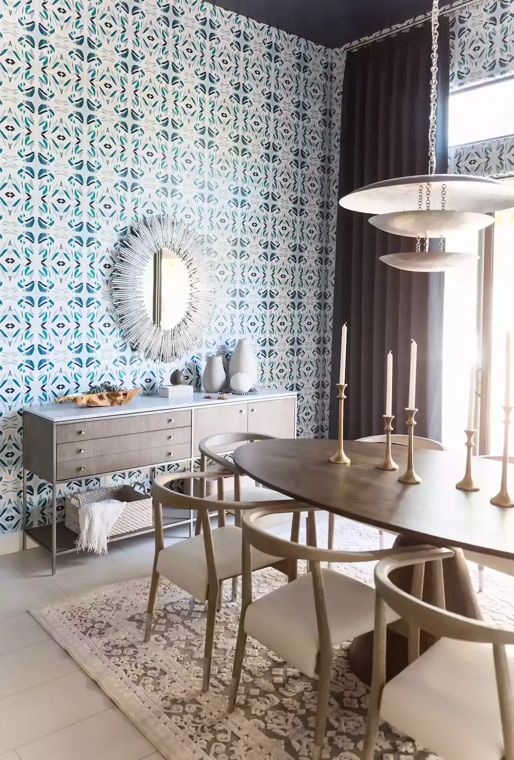 38 Creative Dining Room Wall Decor Ideas That Will Transform Your Space 4 Prioritize Pattern