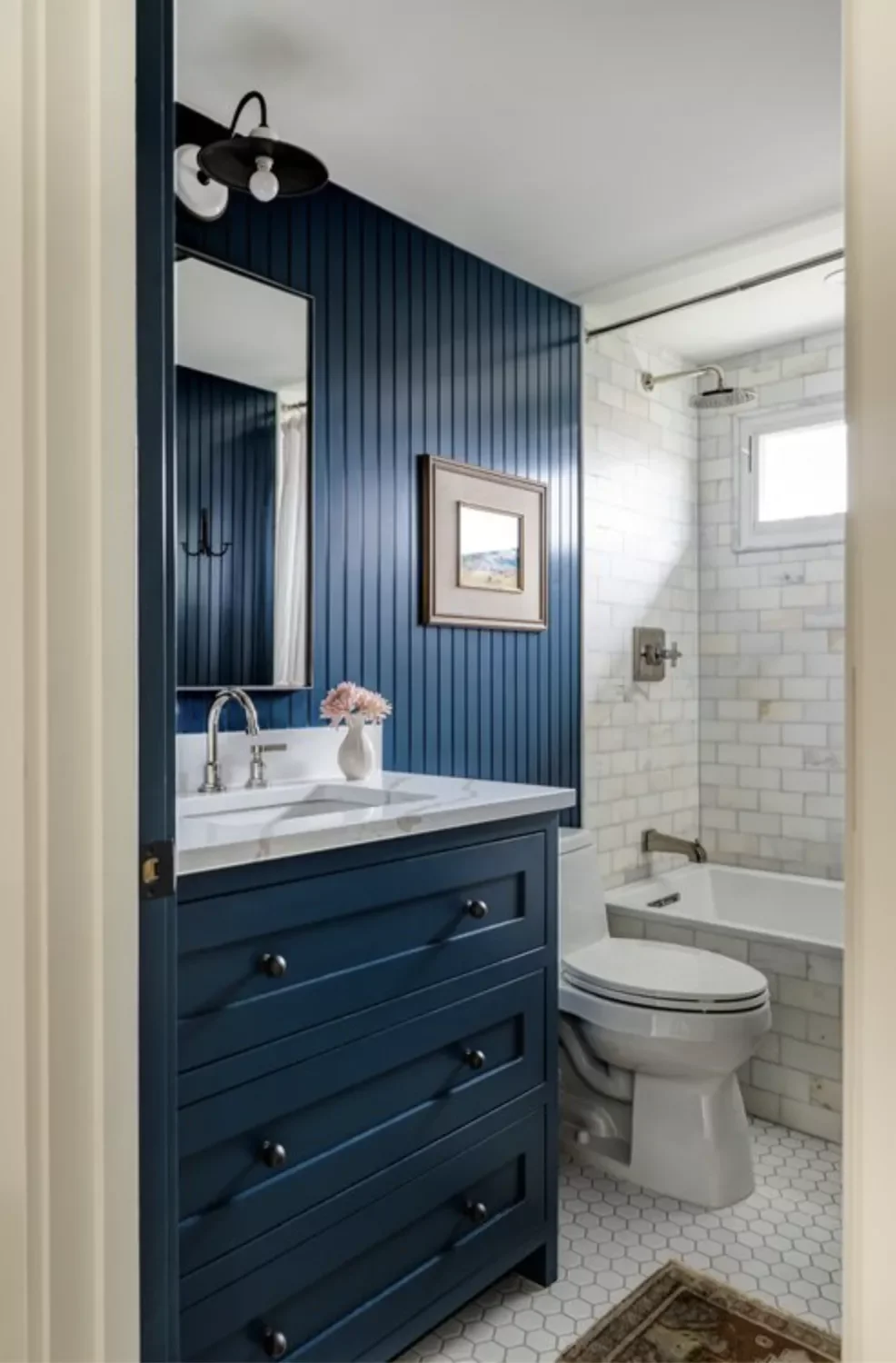 42 Bold Bathroom Color Ideas That Transform Small Spaces Into Stunning Retreats 32 Prussian Blue