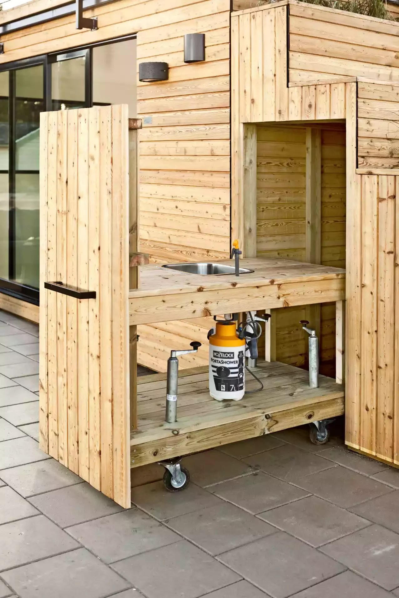 27 Creative Small Outdoor Kitchen Ideas That Transform Your Space 10 Pull-Out Kitchen