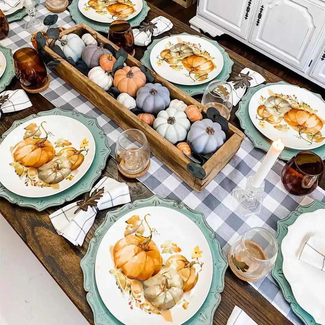 62 Stunning Thanksgiving Table Ideas That Will Wow Your Guests 28 Pumpkin-Themed Table