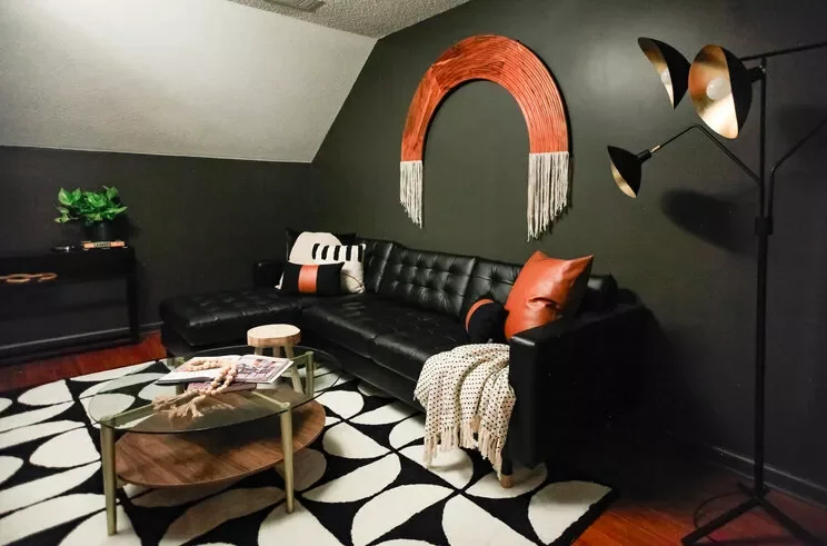 41 Stunning Black Sofa Living Room Ideas That Will Transform Your Space 28 Put Black on Black