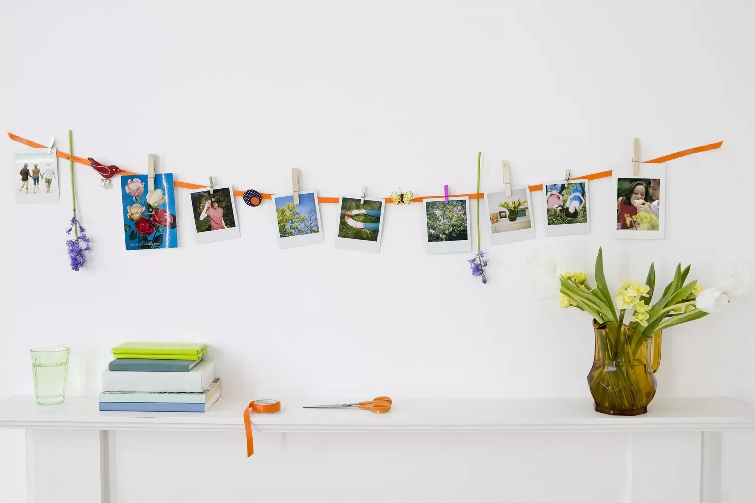26 Creative Family Photo Wall Ideas That Will Transform Your Home 6 Put Together a Playful Collection
