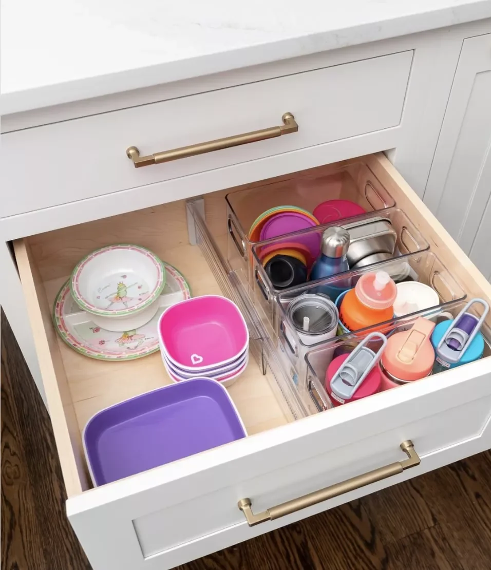 12 Clever Ways to Organize Your Water Bottle Collection Put Water Bottles in a Drawer