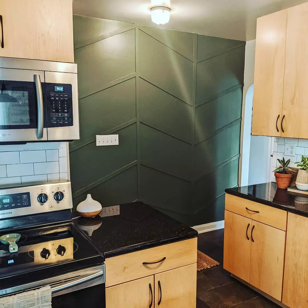 20 Creative Kitchen Accent Wall Ideas That Will Transform Your Cooking Space 13 Put Your DIY Skills to the Test With Board and Batten