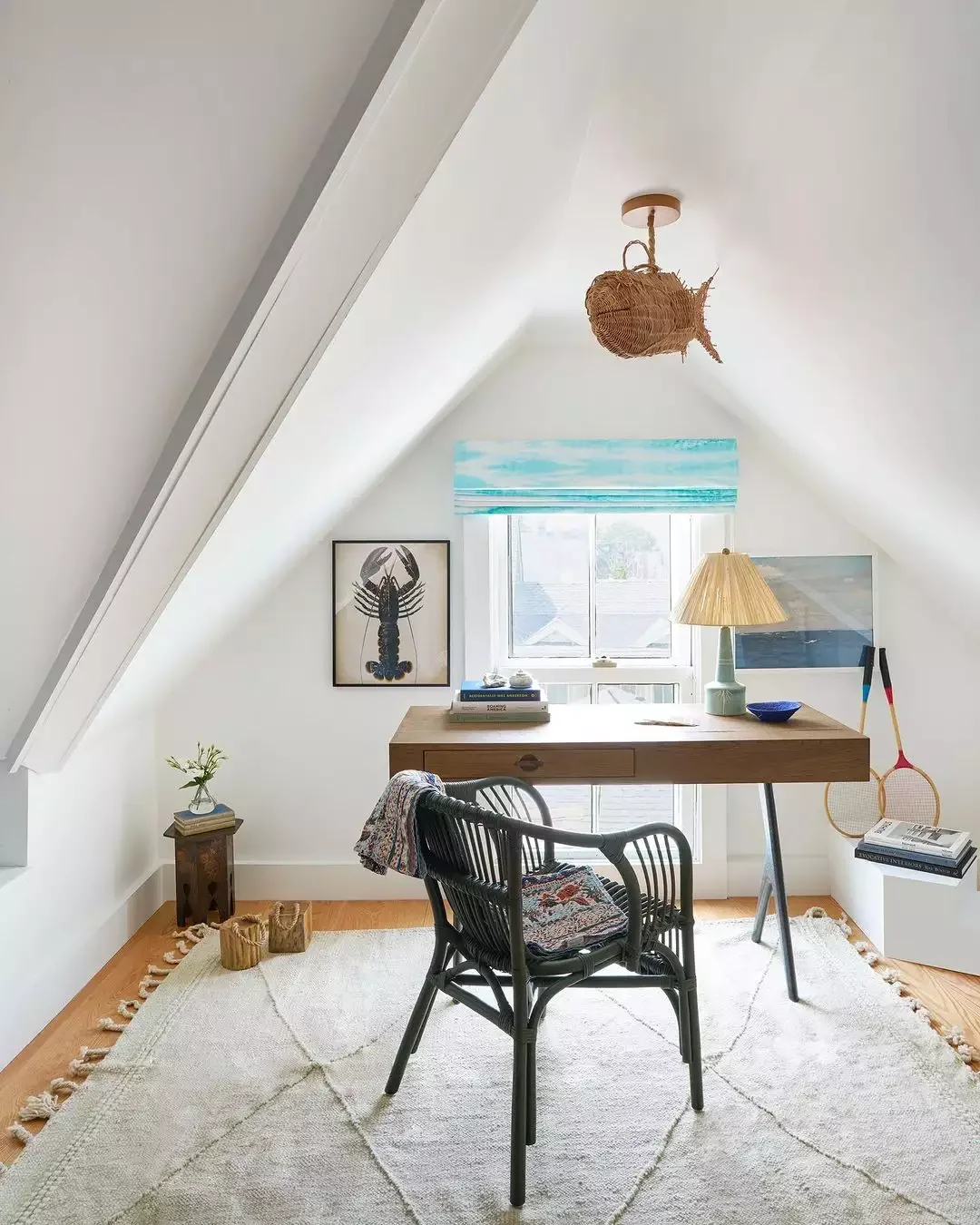30 Brilliant Ways to Transform Your Small Attic Space With Low Ceilings 25 Put in a Sleek Desk