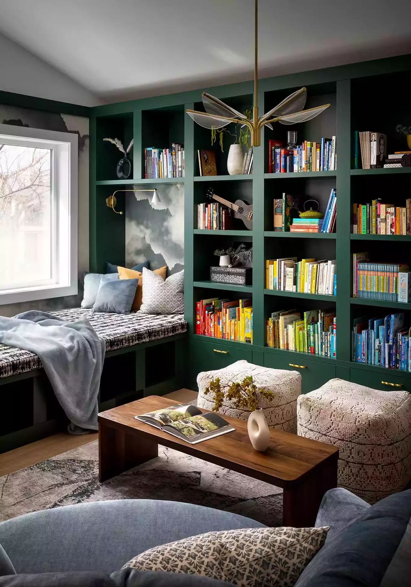 51 Creative Bookshelf Styling Ideas That Transform Your Space 2 Rainbow Order