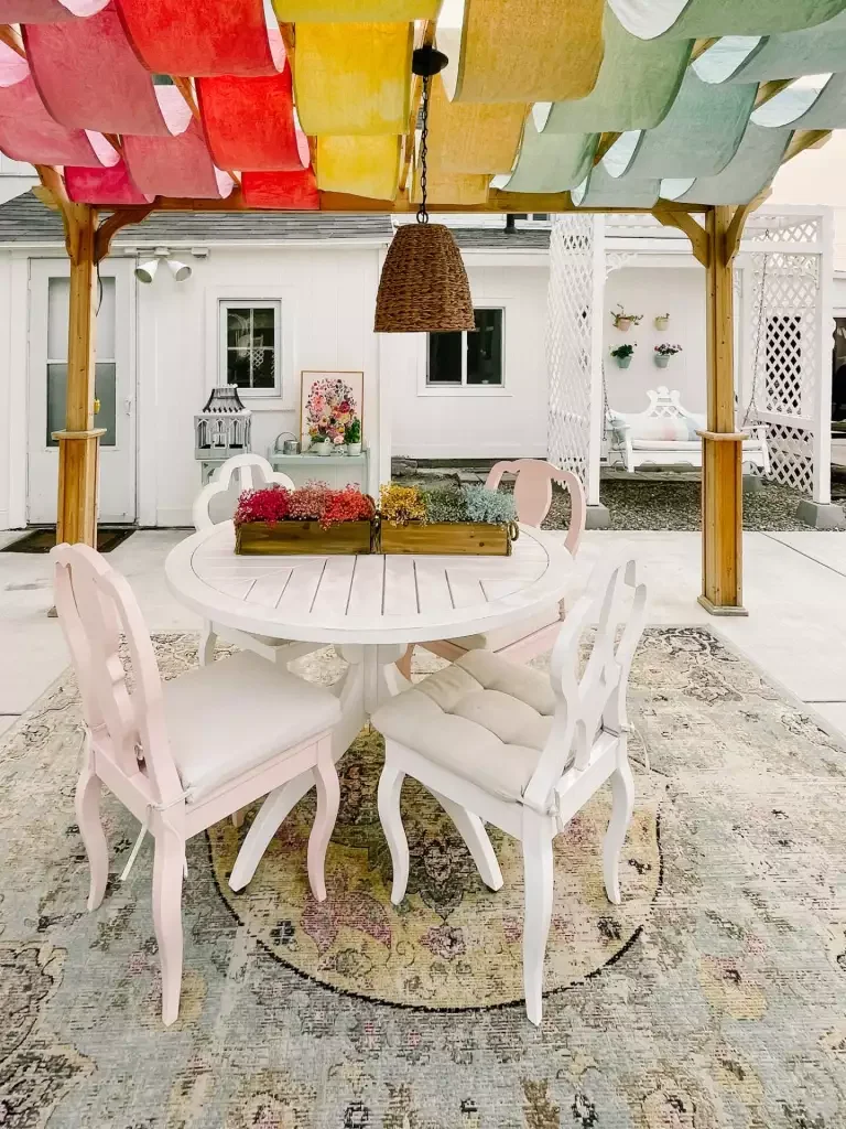 26 Creative DIY Backyard Shade Solutions on a Budget 16 Rainbow Pergola Shade