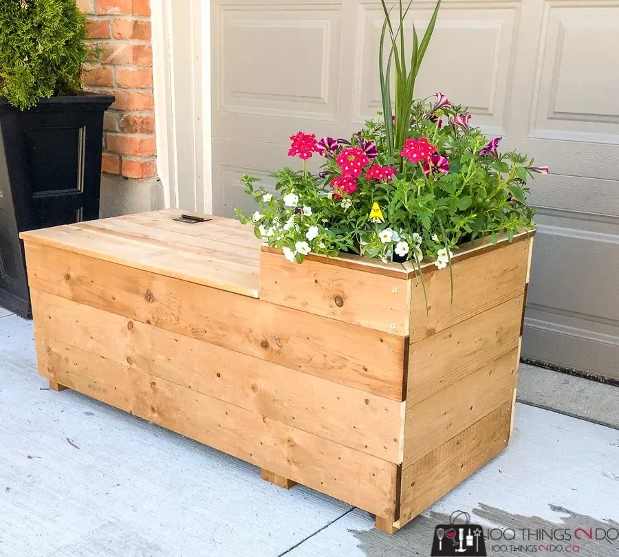 Raised Garden Bed With Seating