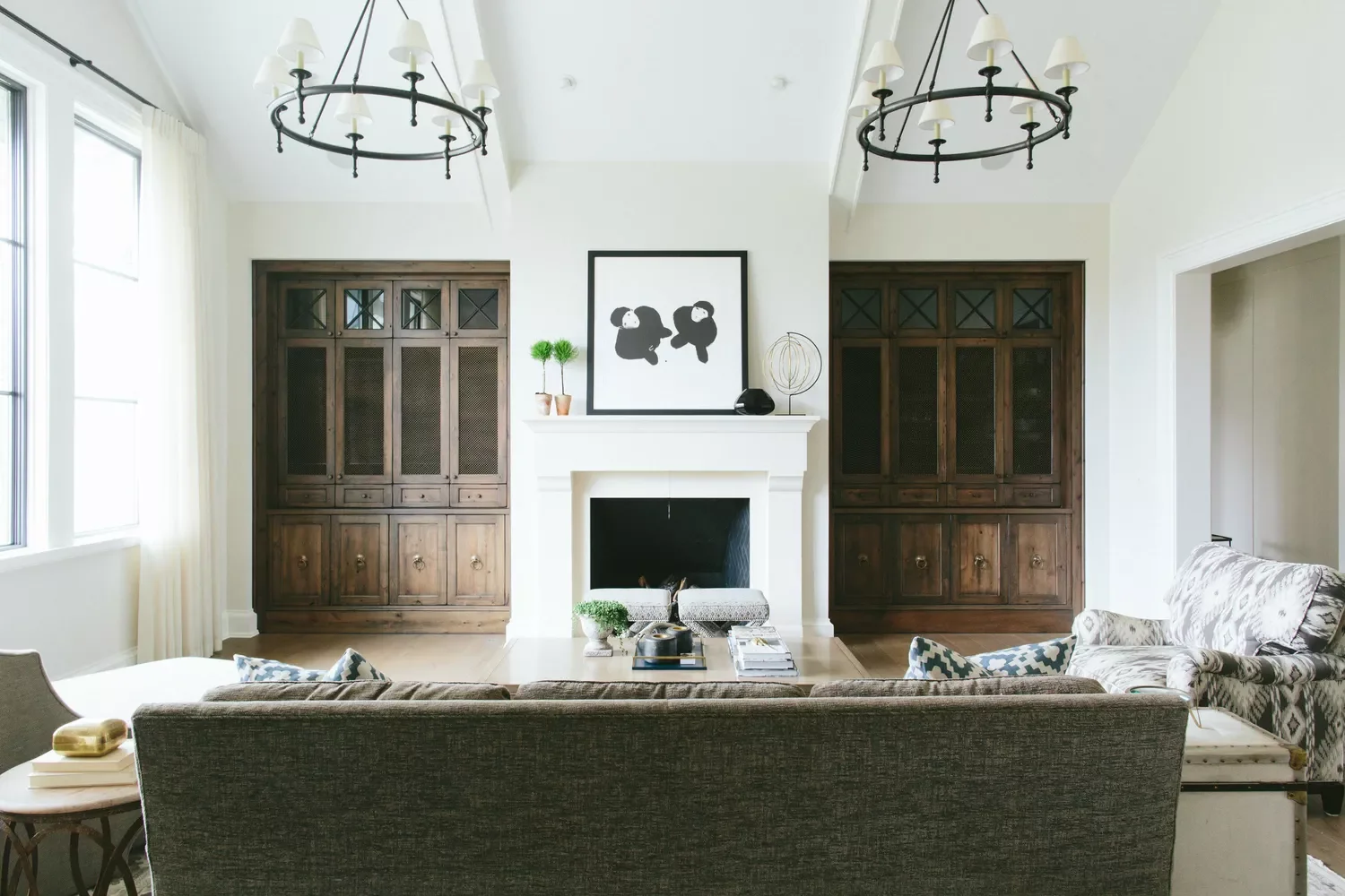 34 Stunning Fireplace Built-In Ideas That Transform Your Living Space 31 Recessed Wooden Built-Ins