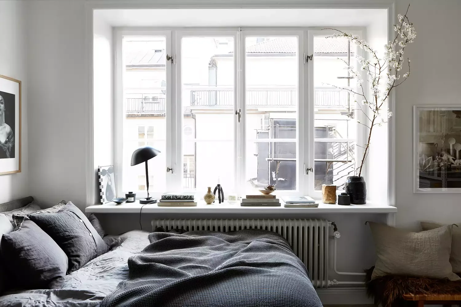 52 Clever Small Bedroom Ideas That Maximize Every Square Inch 28 Reclaim the Windowsills
