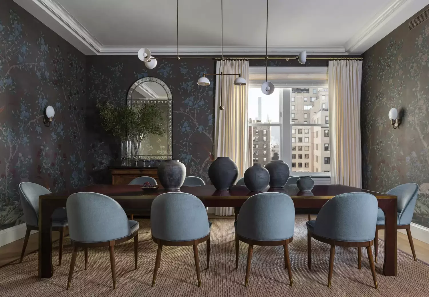 12 Smart Designer Strategies to Make Your Dining Room Look Spacious and Bright Rectangular Table and Chairs
