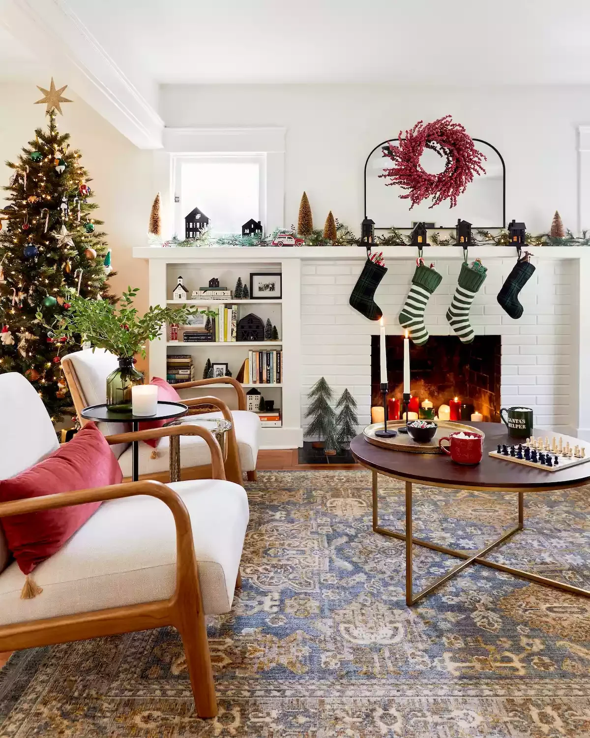 75 Stunning DIY Holiday Wreath Ideas to Transform Every Space in Your Home 19 Red Berry Wreath