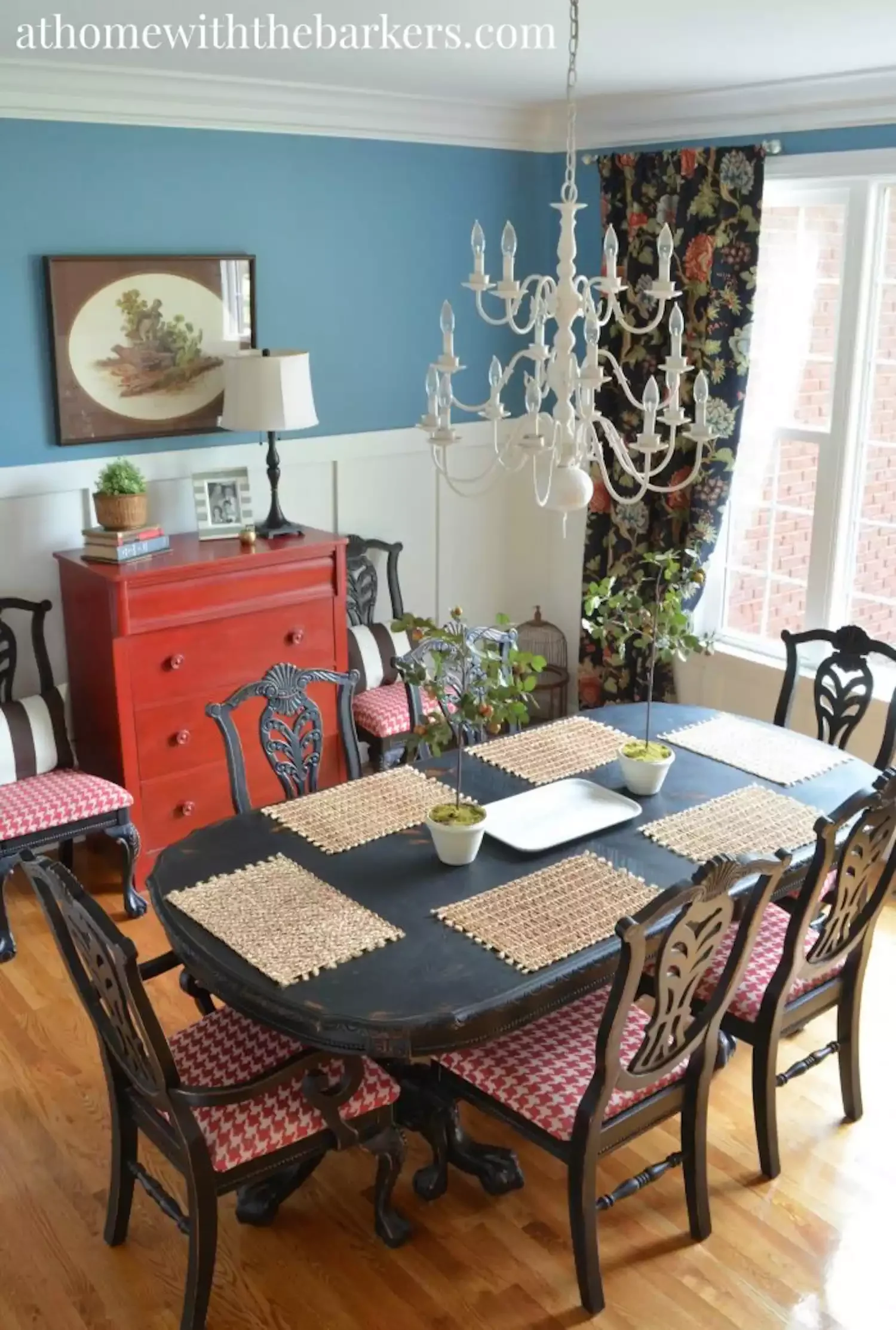 40 Stunning Blue Dining Room Ideas That Will Transform Your Space 13 Red-y or Not