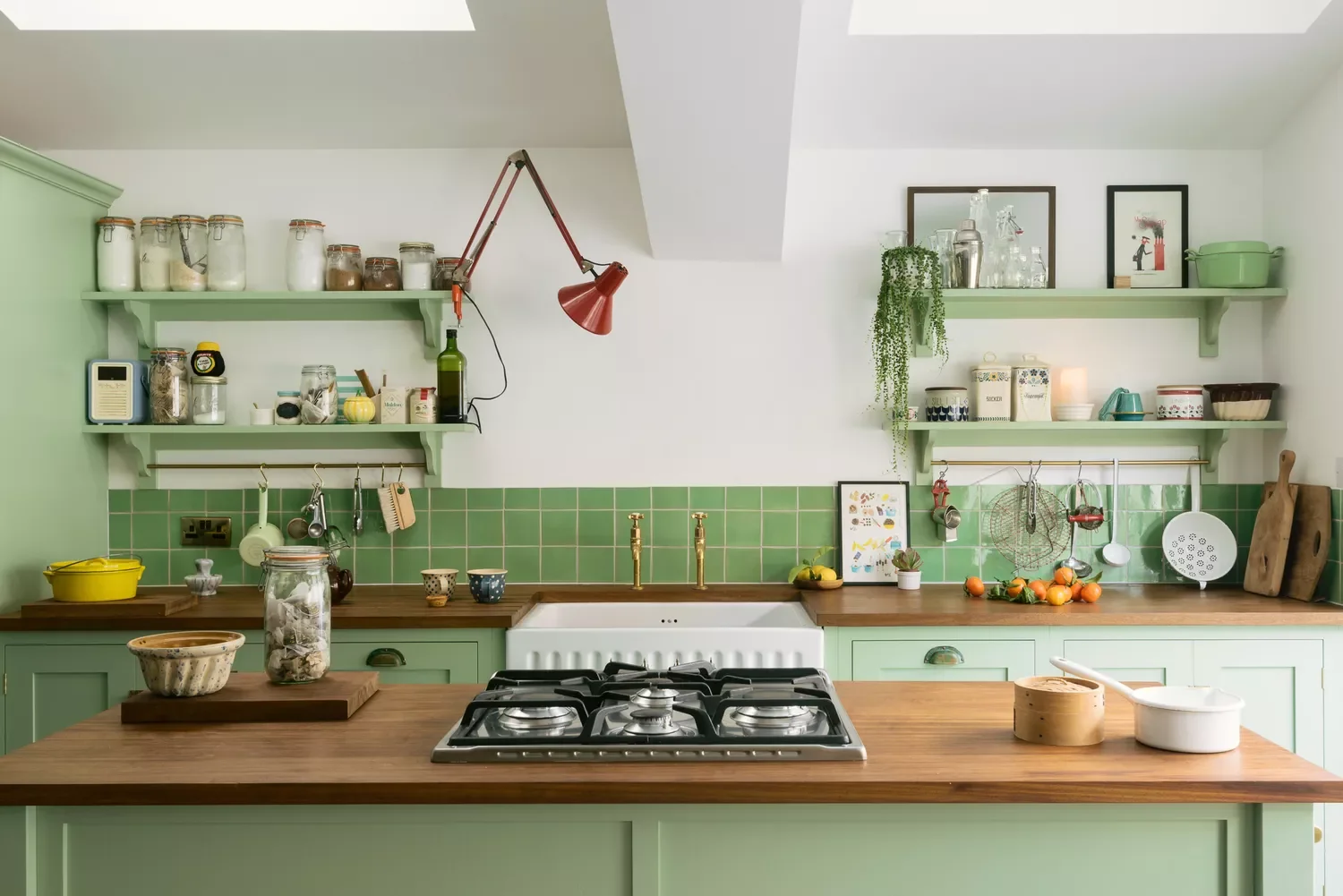 39 Green Kitchen Design Ideas That Never Go Out of Style Refresh With Light Green