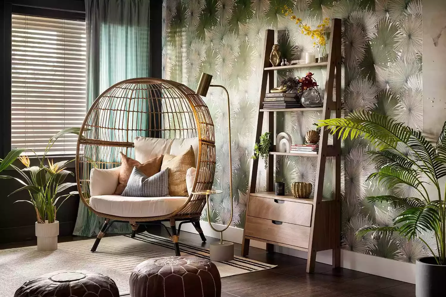 20 Creative Corner Ideas That Transform Your Living Room Relax in an Egg Chair