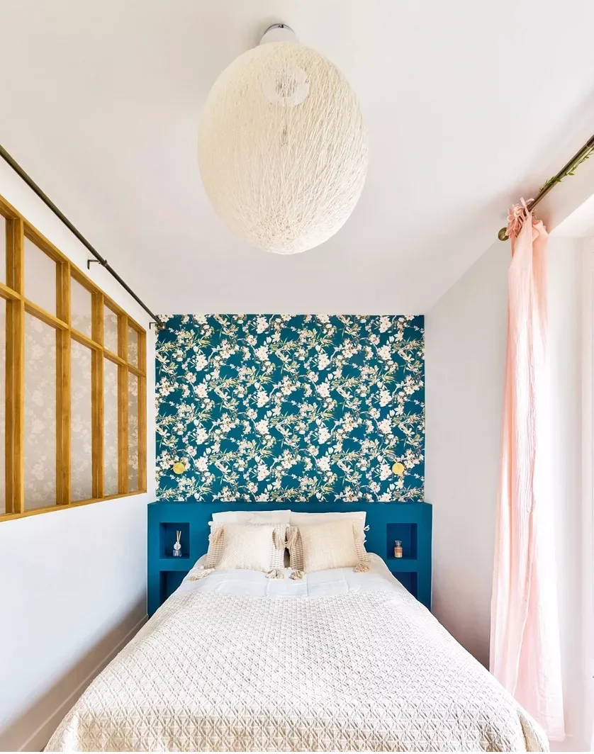66 Creative Ways to Transform the Wall Above Your Bed Into a Stunning Focal Point Removable Wallpaper