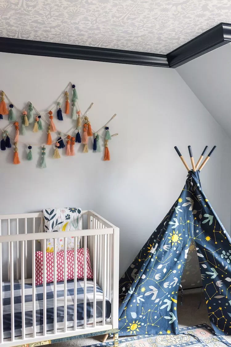 33 Stunning Ceiling Wallpaper Ideas to Transform Your Home's Fifth Wall 26 Removable Wallpaper