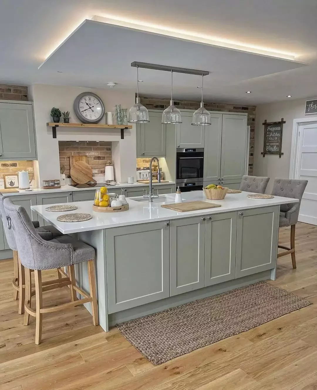 38 Stunning Kitchen Island Back Panel Ideas That Will Transform Your Space 2 Replicate Larger Cabinets