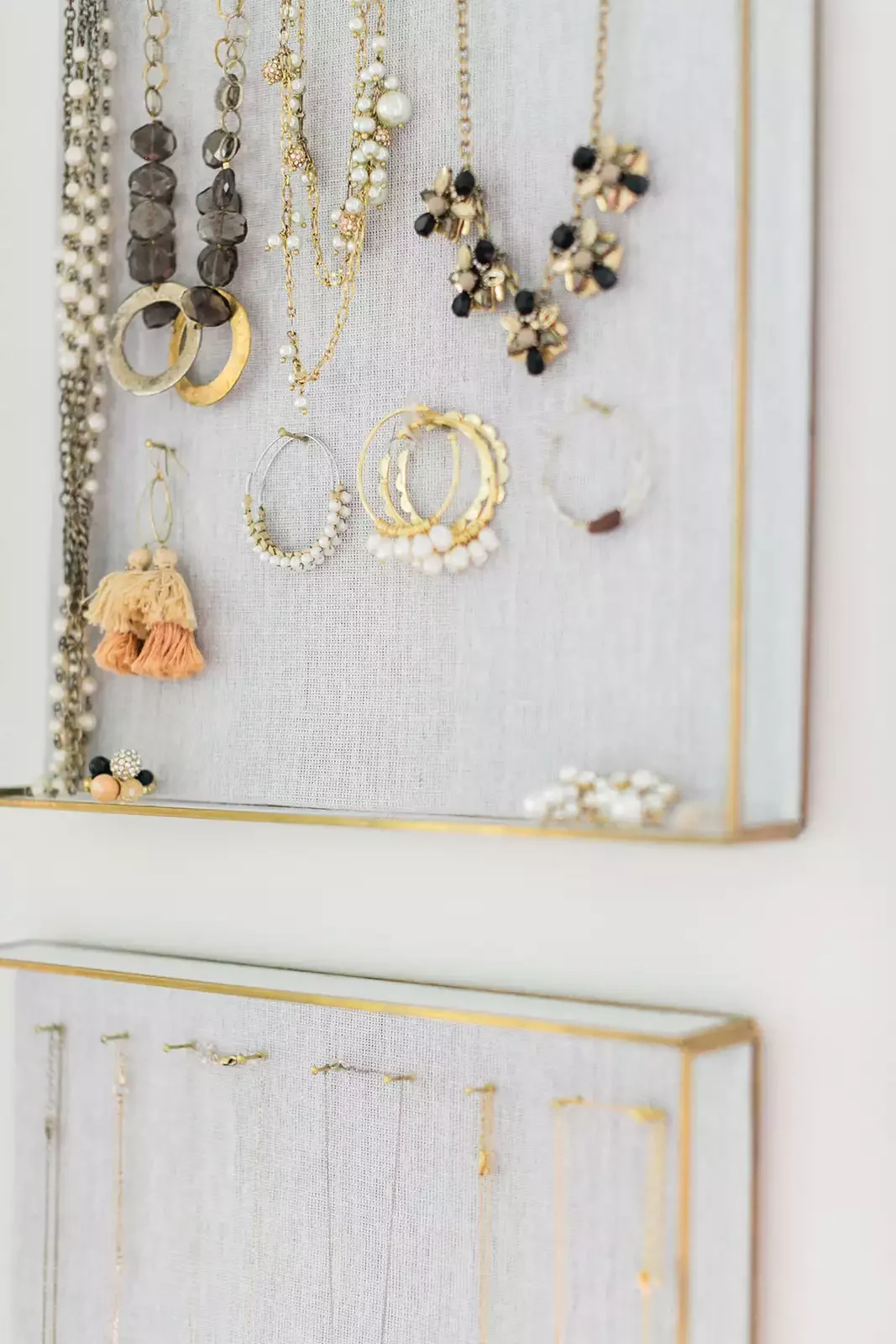 27 Brilliant Small Closet Organization Ideas That Actually Work Repurpose Trays for Wall Storage