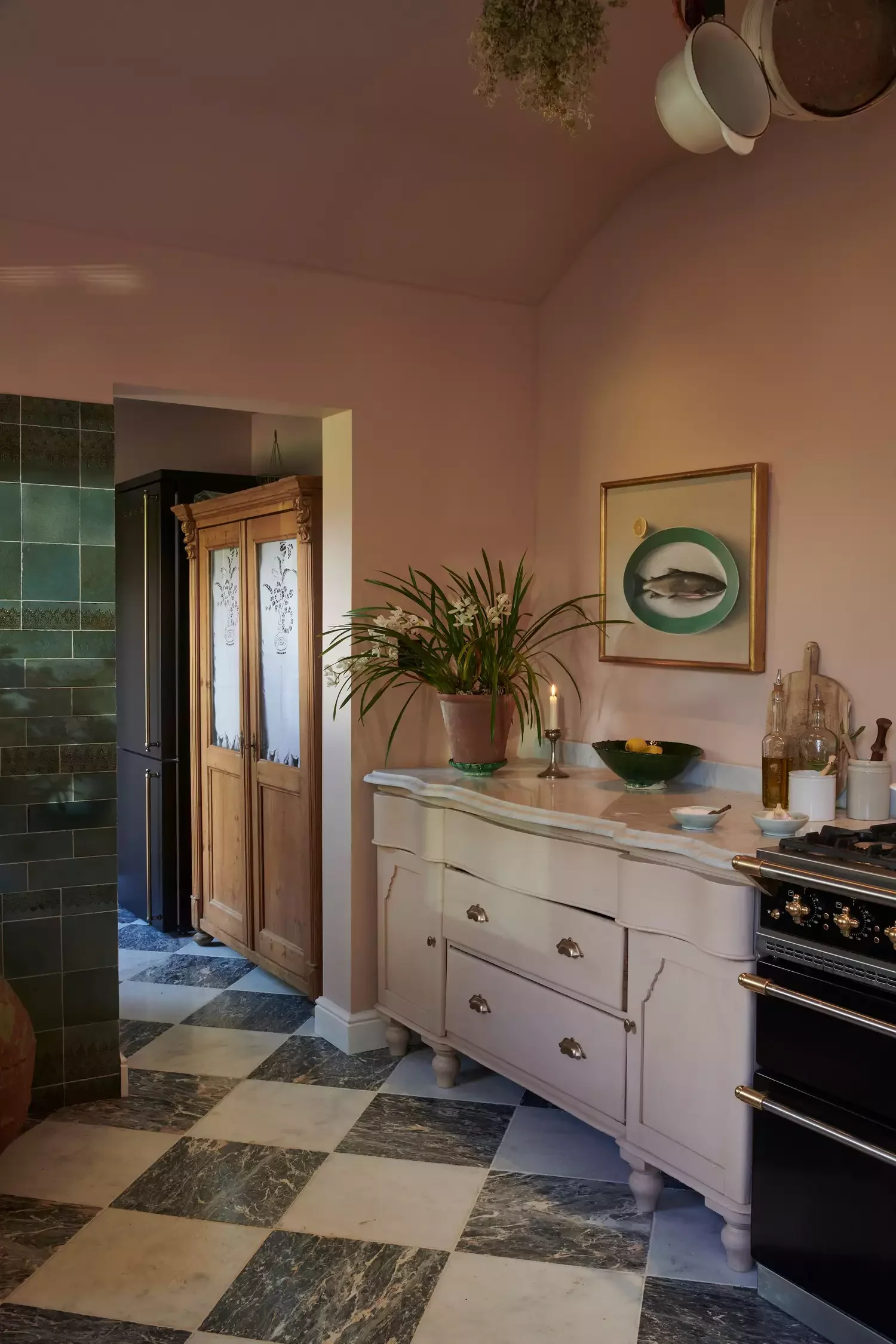 36 Eclectic Kitchen Ideas That Create Character Yet Stay Timeless Repurpose a Vintage Dresser